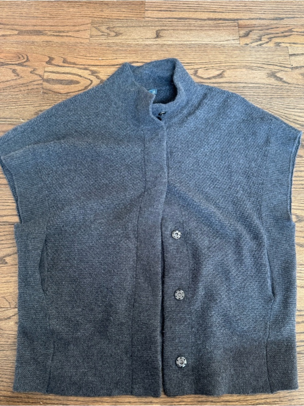 Griffen Cashmere 100% Cashmere Short Sleeve Cardigan Sweater Size S